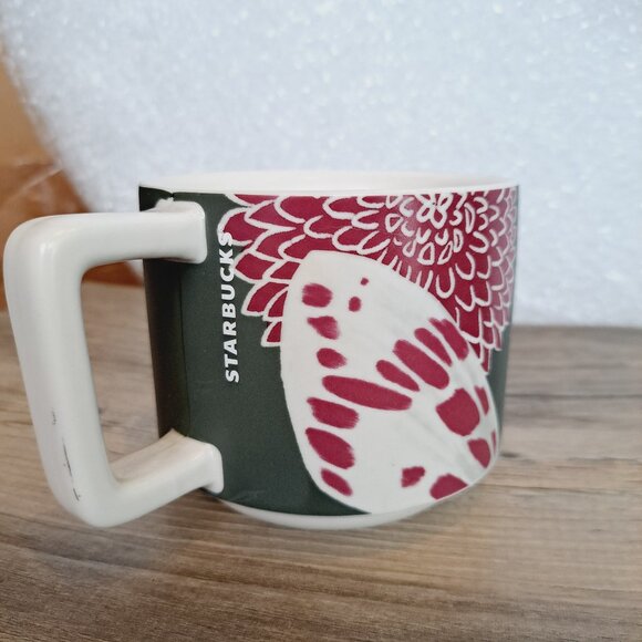 Starbucks Fall Flora Limited Floral Butterfly 12oz Coffee Cup Mug - Picture 8 of 13